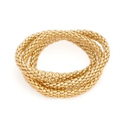 Браслет на руку металлический золотистый (7502)