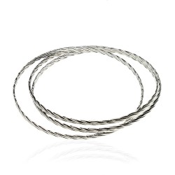 Браслет на руку металевий сріблястий (7518)