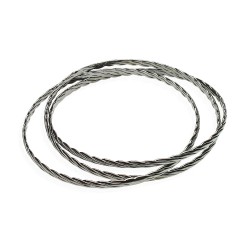 Браслет на руку металевий сріблястий (8529)