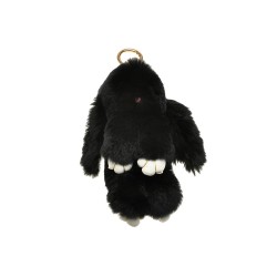 Брелок на ключі кролик зі штучного хутра 15см (14609)