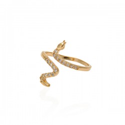 Кольцо со стразами, 15 размер (8367)