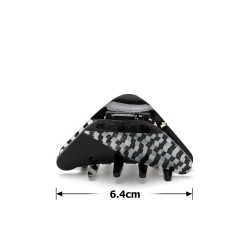 Заколка-краб для волос из французского пластика (10111)