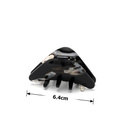 Заколка-краб для волосся із французького пластику (10112)