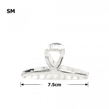 Заколка-краб для волосся з металу 7.5см (23632)