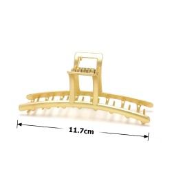 Заколка-краб для волосся з металу 11.7см (26238)