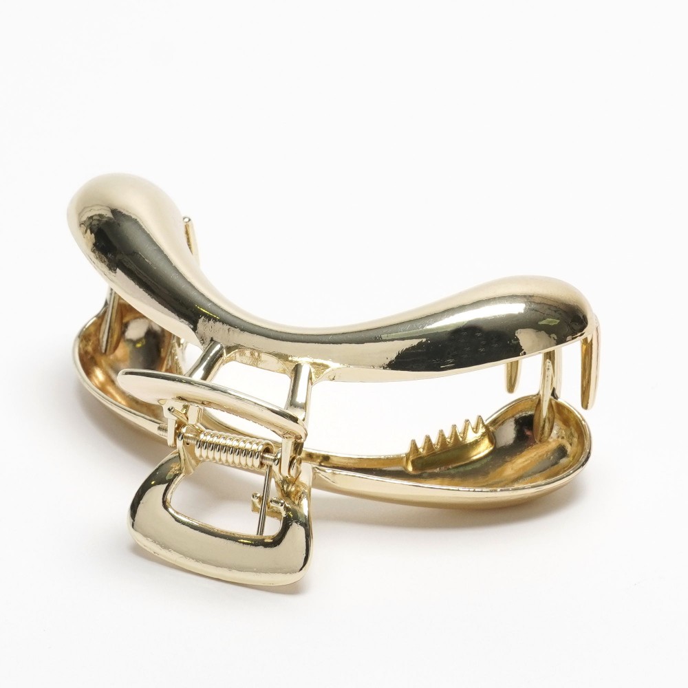 Заколка-краб для волос из металла 7.5см (31739) 7