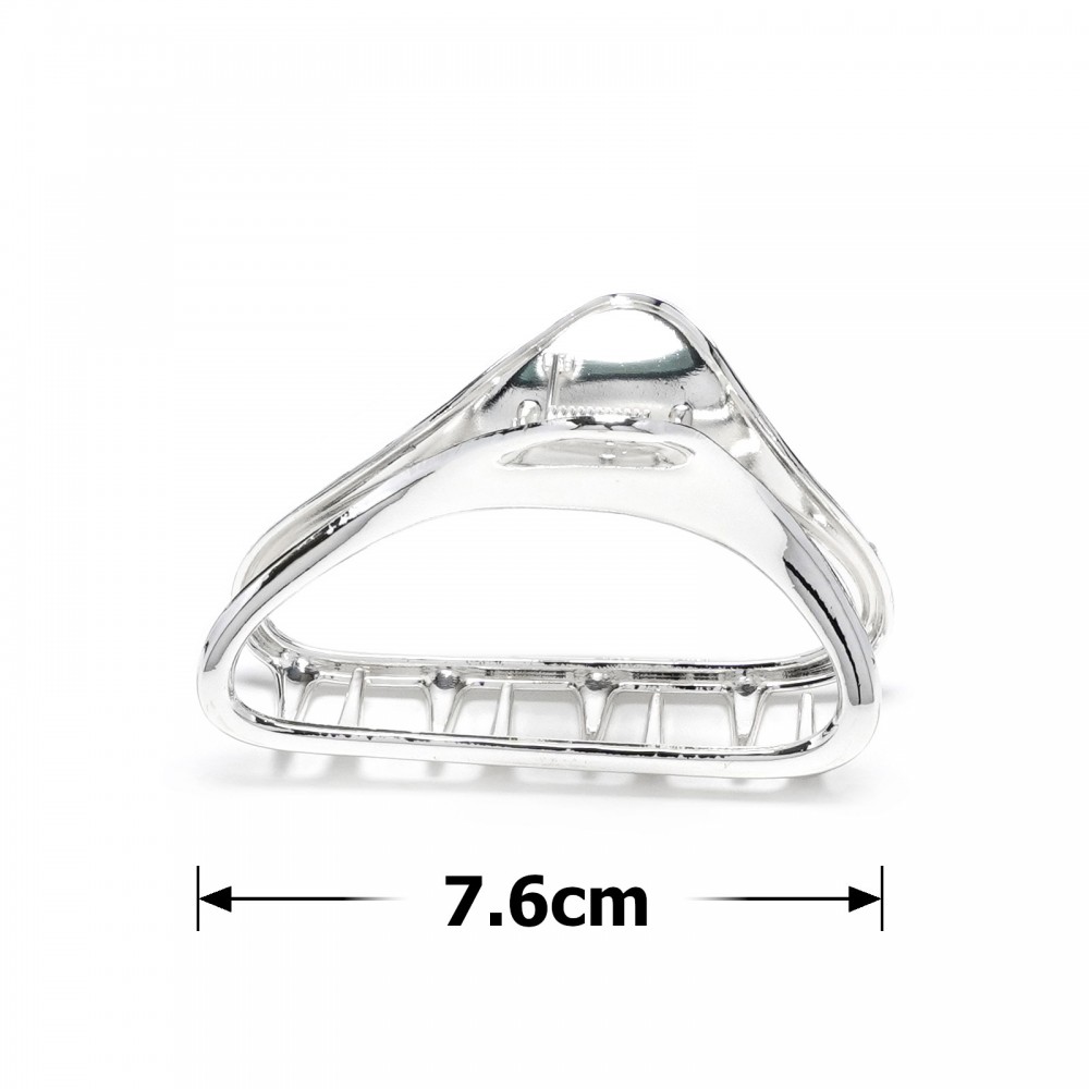 Заколка-краб для волосся з металу 7.6см (31740) 2