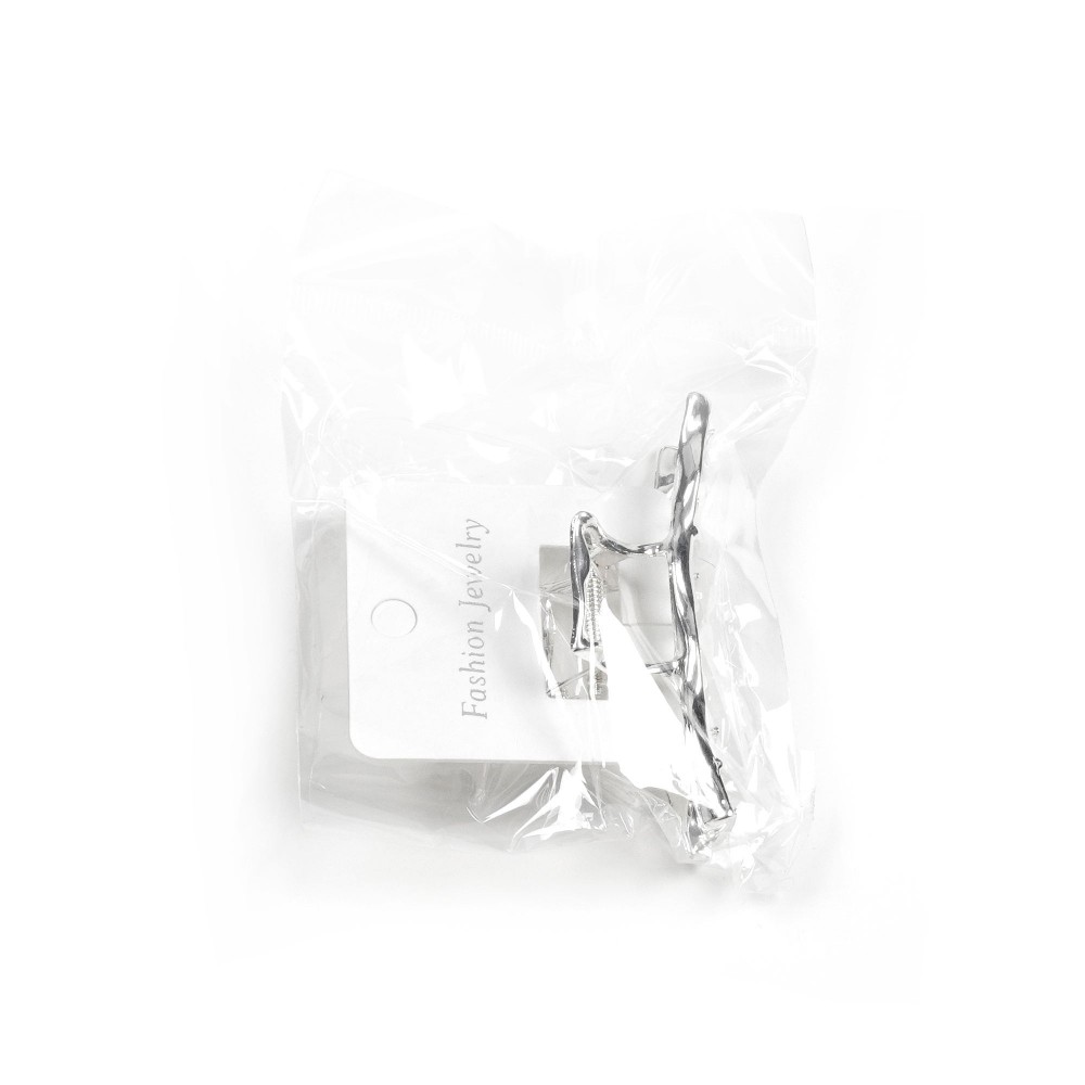 Заколка-краб для волосся з металу 7.6см (31741) 5