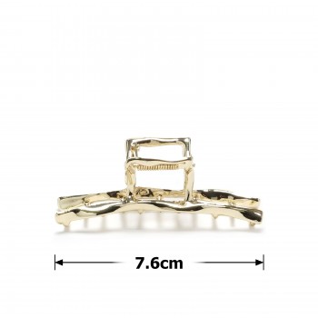 Заколка-краб для волосся з металу 7.6см (31741)