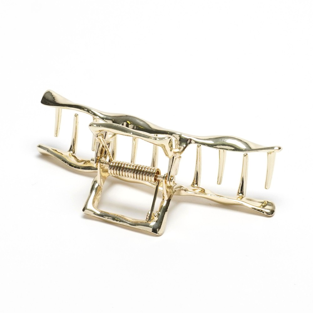 Заколка-краб для волосся з металу 7.6см (31741) 7