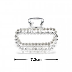  Заколка-краб для волосся з металу 7.2см (31742)