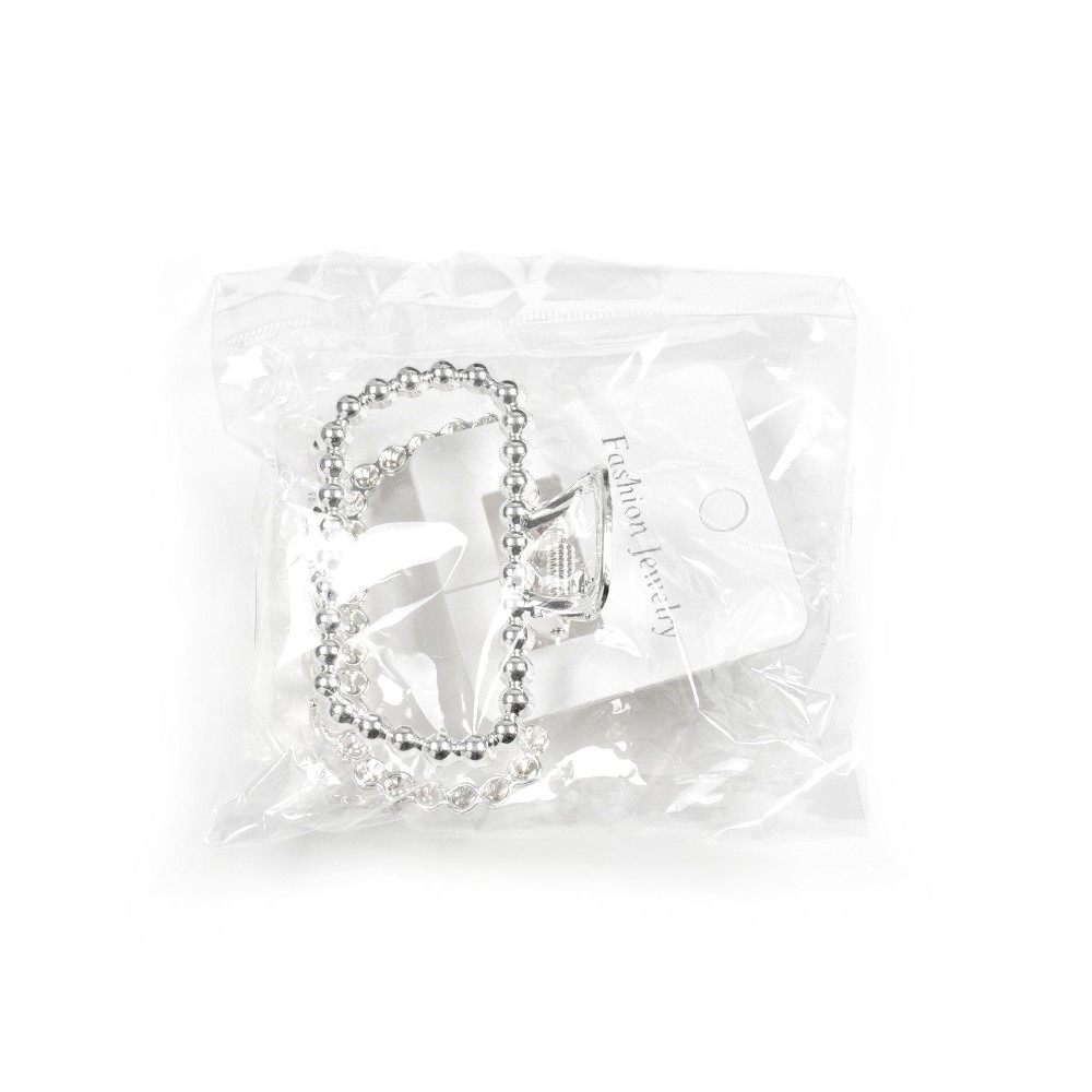 Заколка-краб для волосся з металу 7.2см (31742) 4