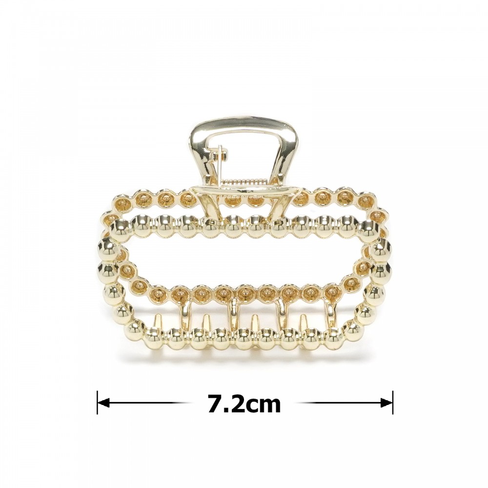 Заколка-краб для волосся з металу 7.2см (31742) 2