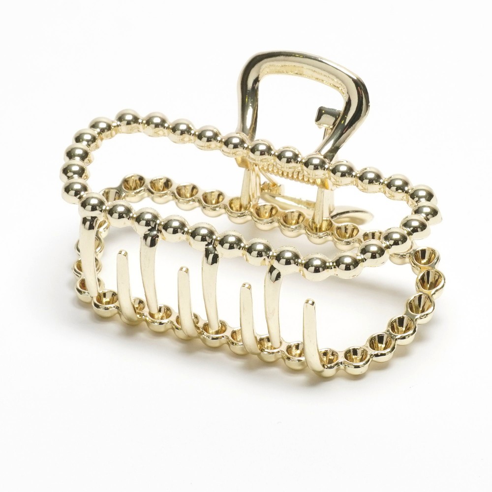 Заколка-краб для волосся з металу 7.2см (31742) 6