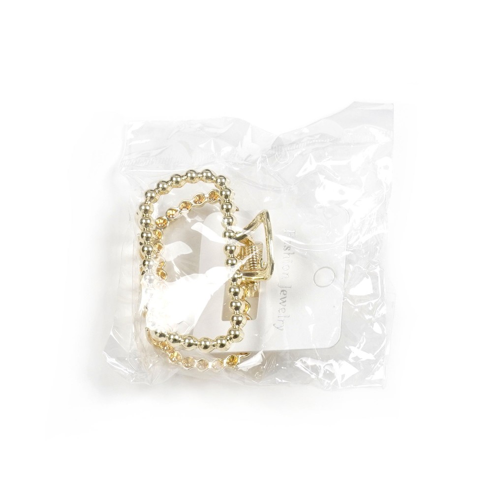 Заколка-краб для волосся з металу 7.2см (31742) 8