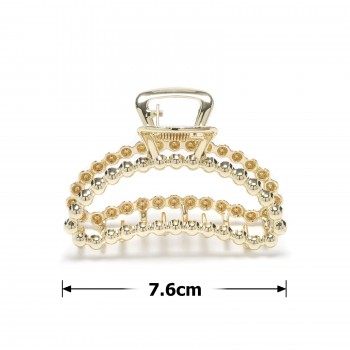 Заколка-краб для волосся з металу 7.6см (31743)