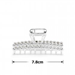  Заколка-краб для волосся з металу 7.8см (31744)