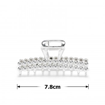 Заколка-краб для волосся з металу 7.8см (31744)