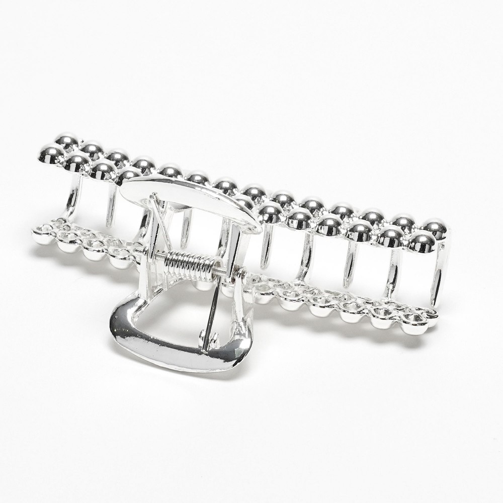 Заколка-краб для волос из металла 7.8см (31744) 3