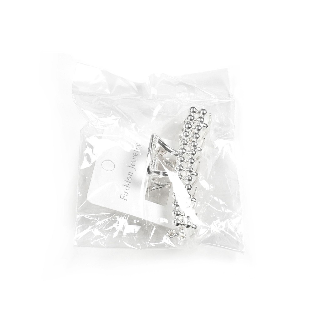 Заколка-краб для волос из металла 7.8см (31744) 4