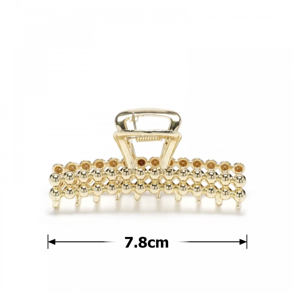 Заколка-краб для волосся з металу 7.8см (31744) 2