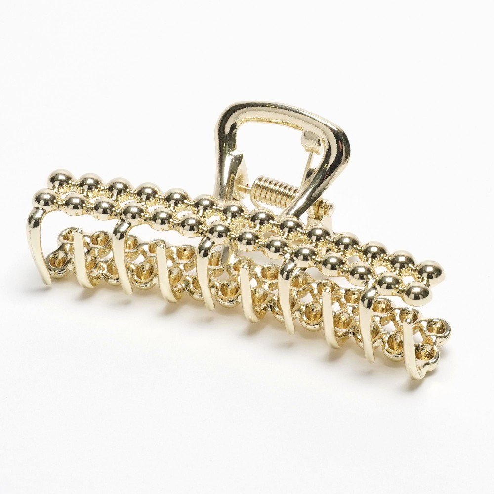 Заколка-краб для волос из металла 7.8см (31744) 6