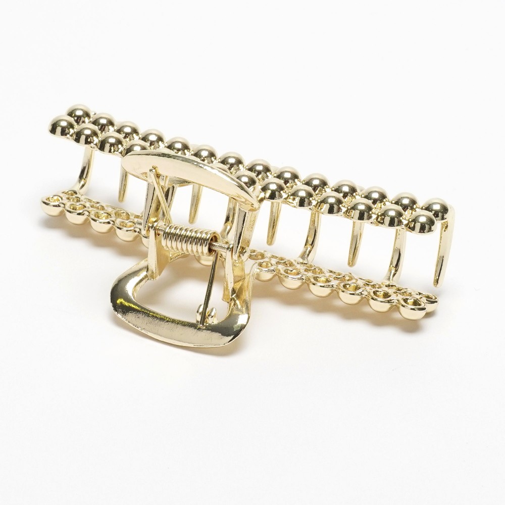 Заколка-краб для волос из металла 7.8см (31744) 7