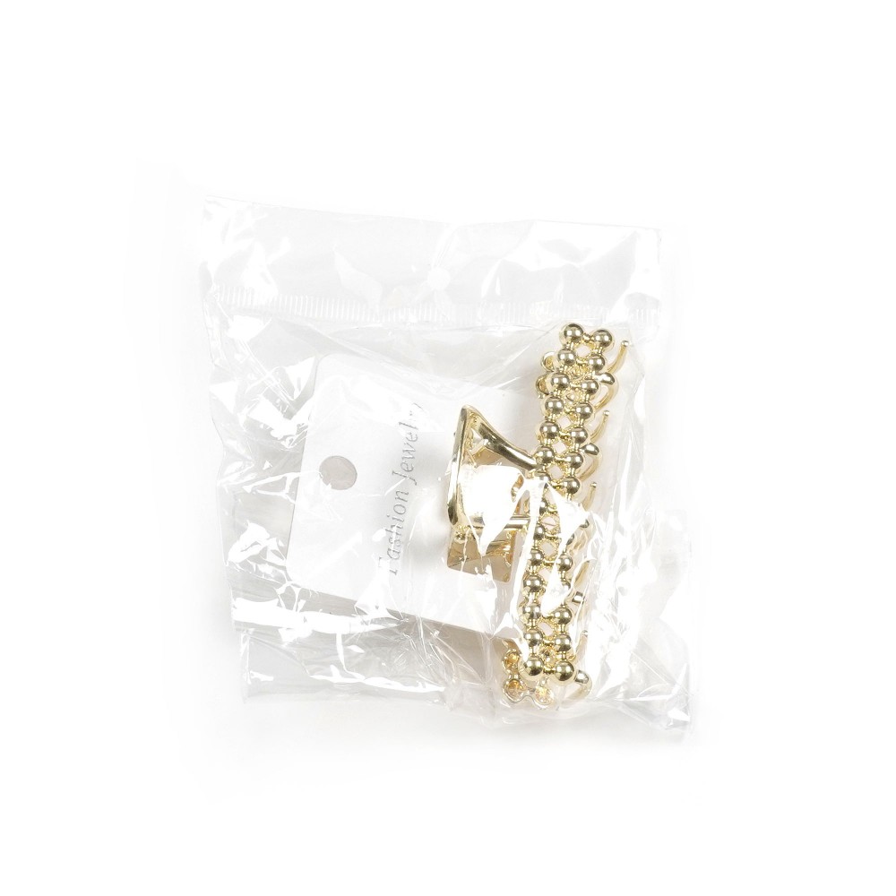 Заколка-краб для волос из металла 7.8см (31744) 8