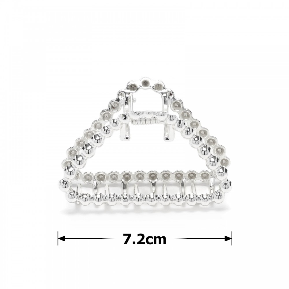 Заколка-краб для волосся з металу 7.2см (31745) 2