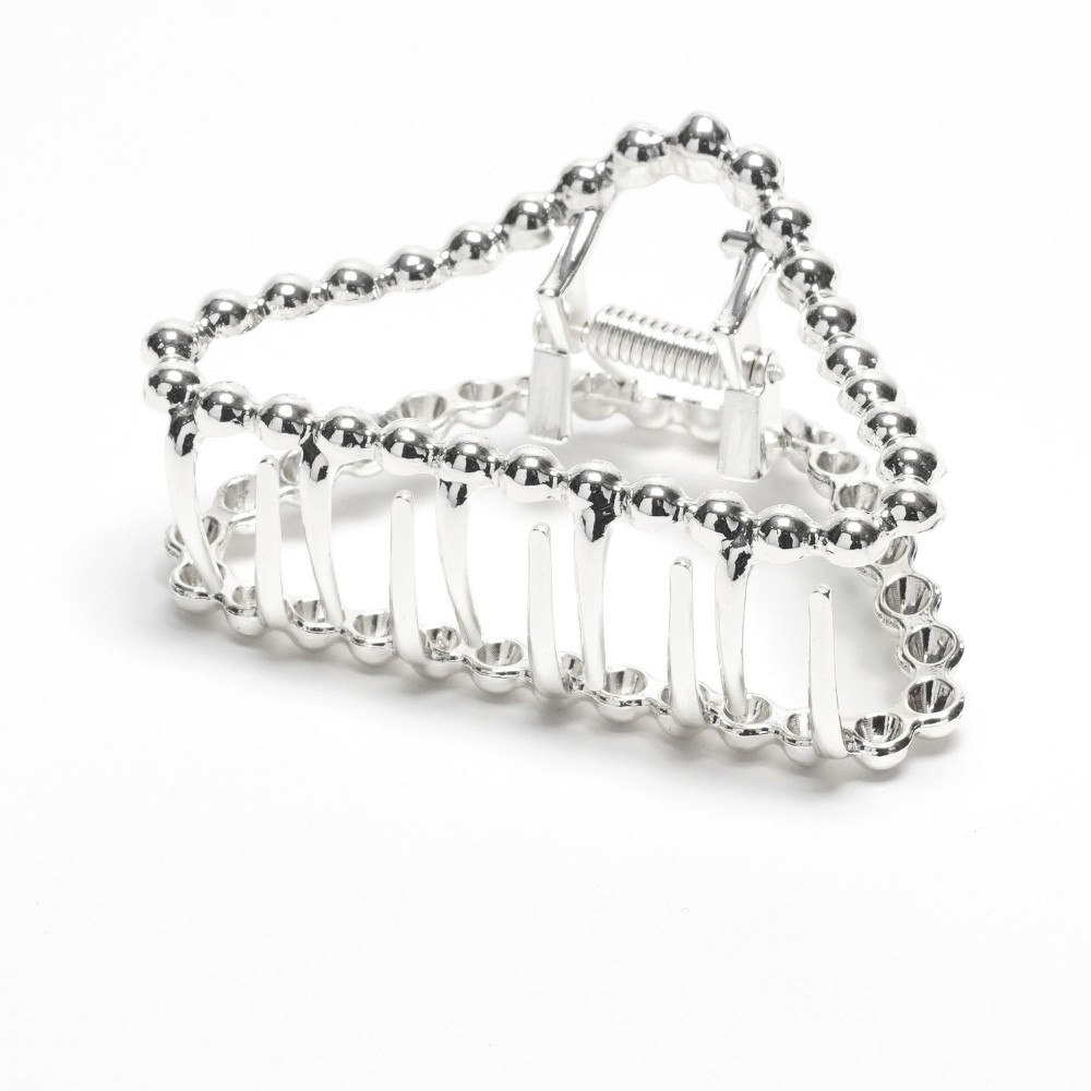 Заколка-краб для волос из металла 7.2см (31745) 3