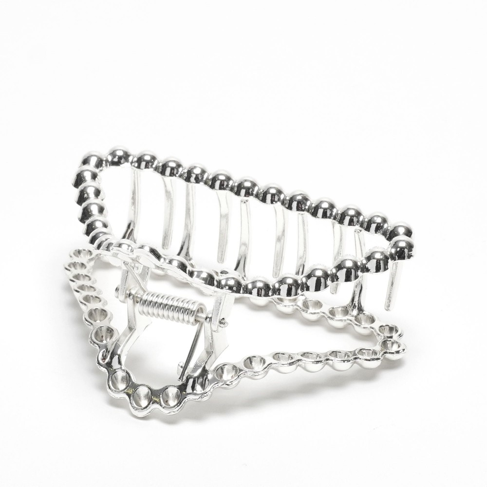 Заколка-краб для волос из металла 7.2см (31745) 4