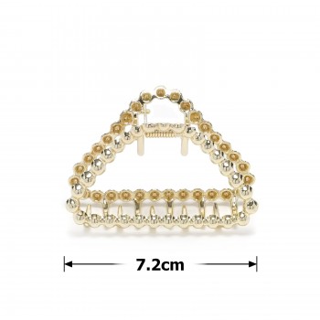 Заколка-краб для волосся з металу 7.2см (31745)