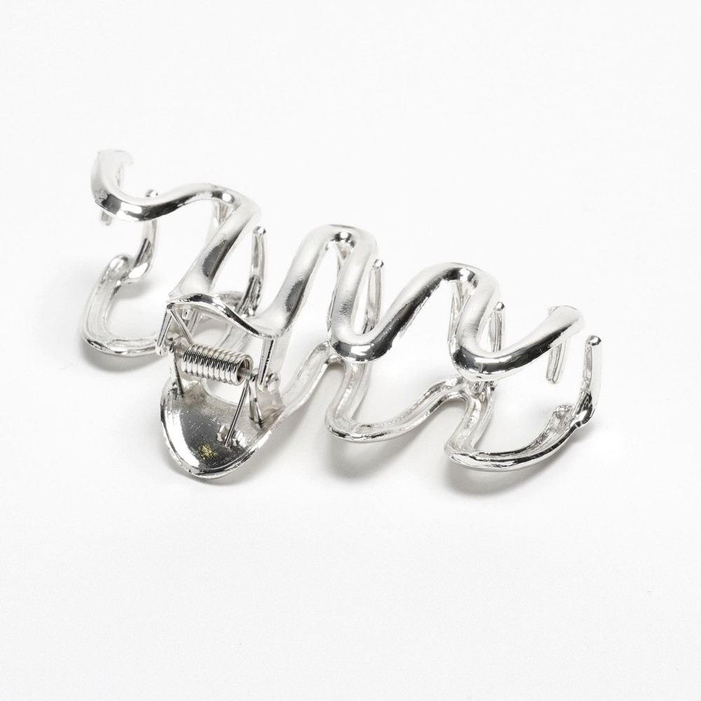 Заколка-краб для волос из металла 7.3см (31746) 3