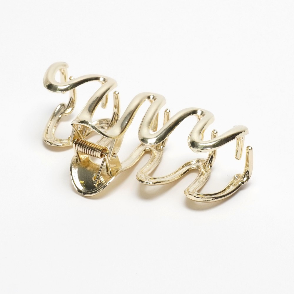 Заколка-краб для волос из металла 7.3см (31746) 7