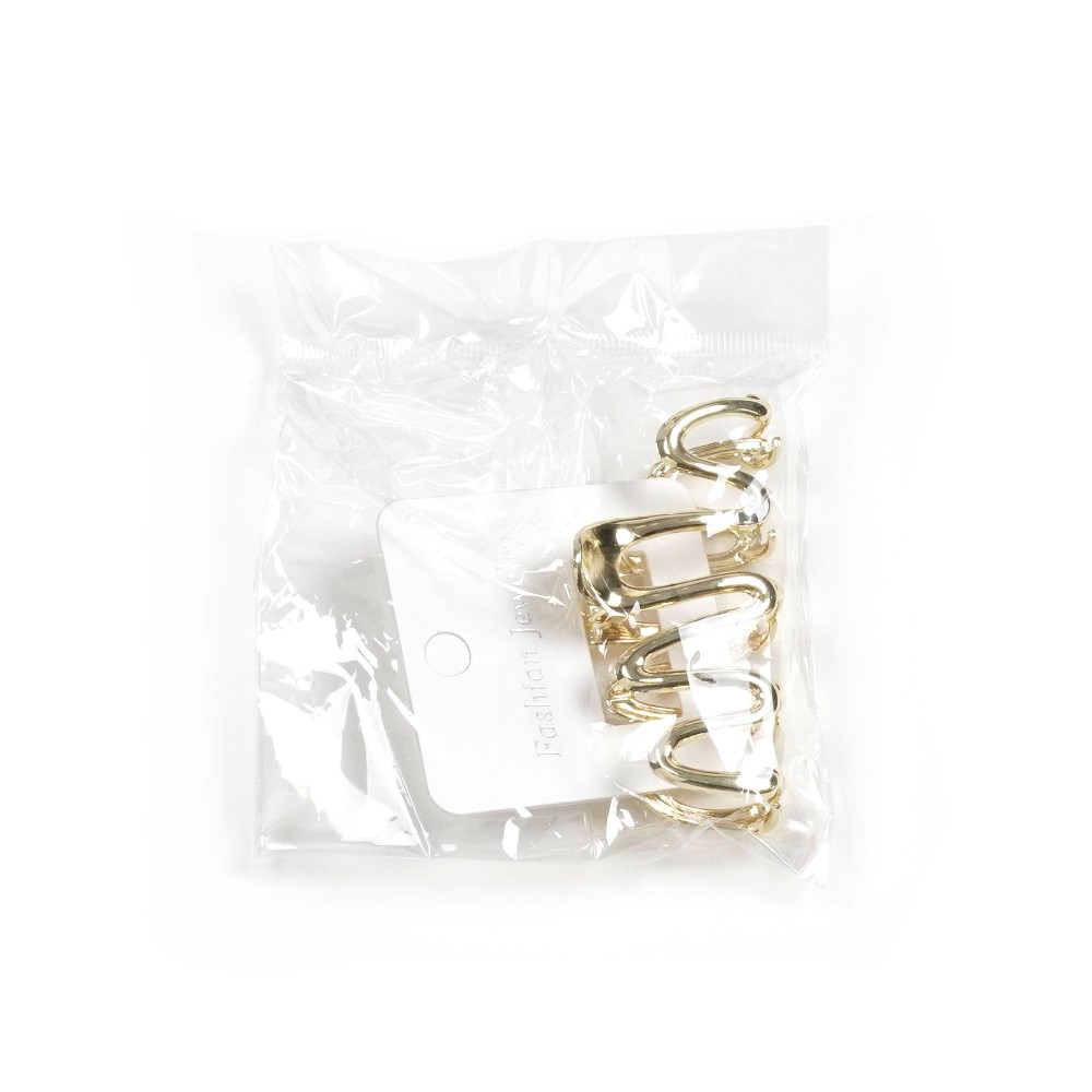 Заколка-краб для волос из металла 7.3см (31746) 8