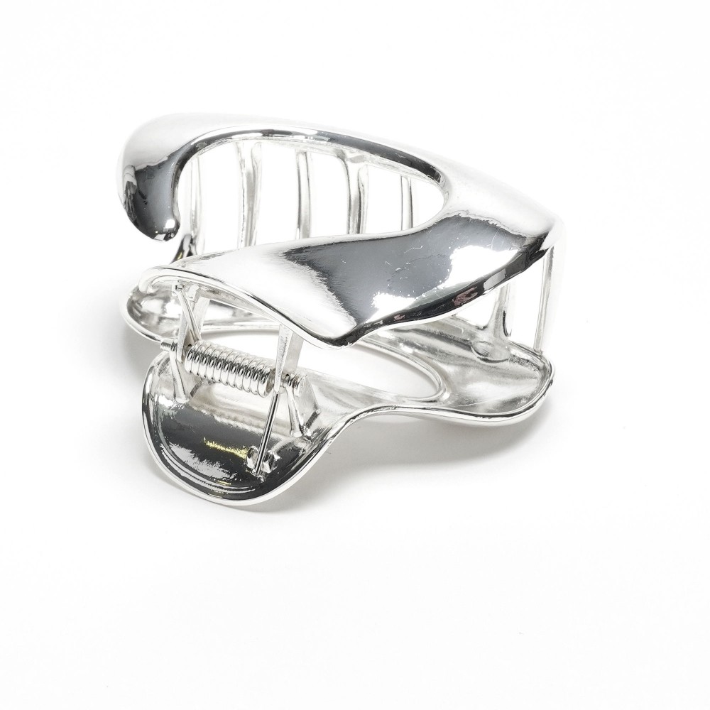 Заколка-краб для волос из металла 6см (31747) 4