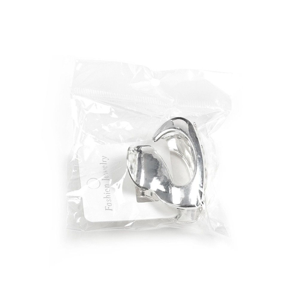 Заколка-краб для волос из металла 6см (31747) 5