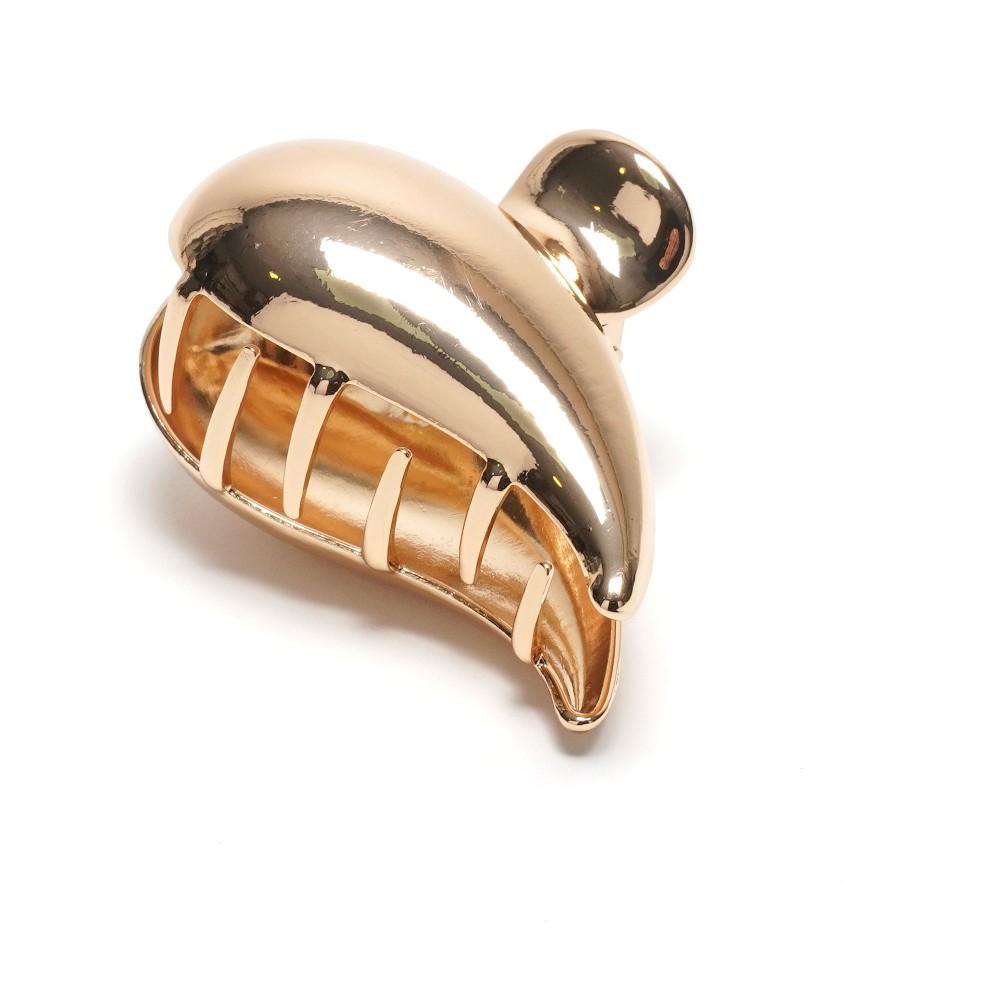 Заколка-краб для волосся з металу 6.1см (31748) 6