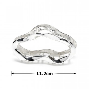 Заколка-краб для волосся з металу 11.2см (31749)