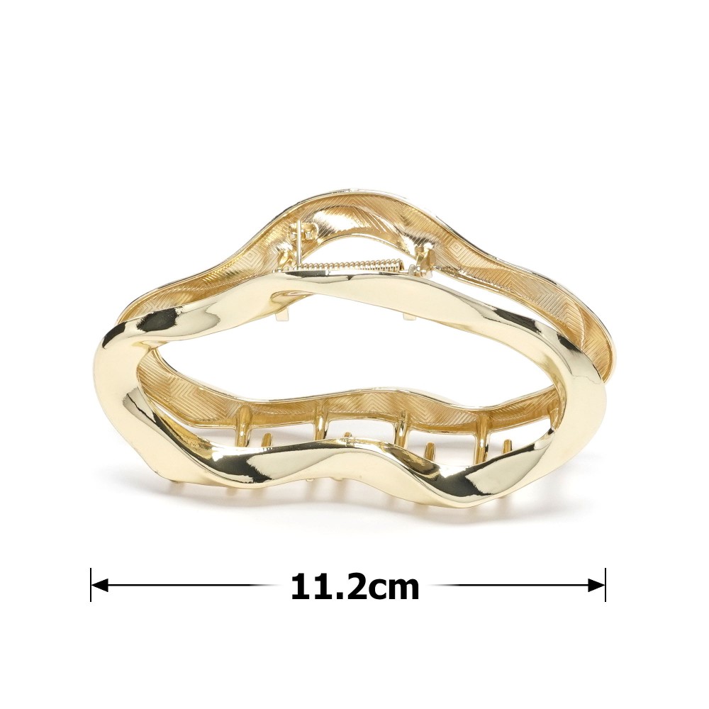 Заколка-краб для волосся з металу 11.2см (31749) 2