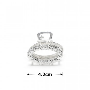 Заколка-краб для волосся з металу 4.2см (31750)