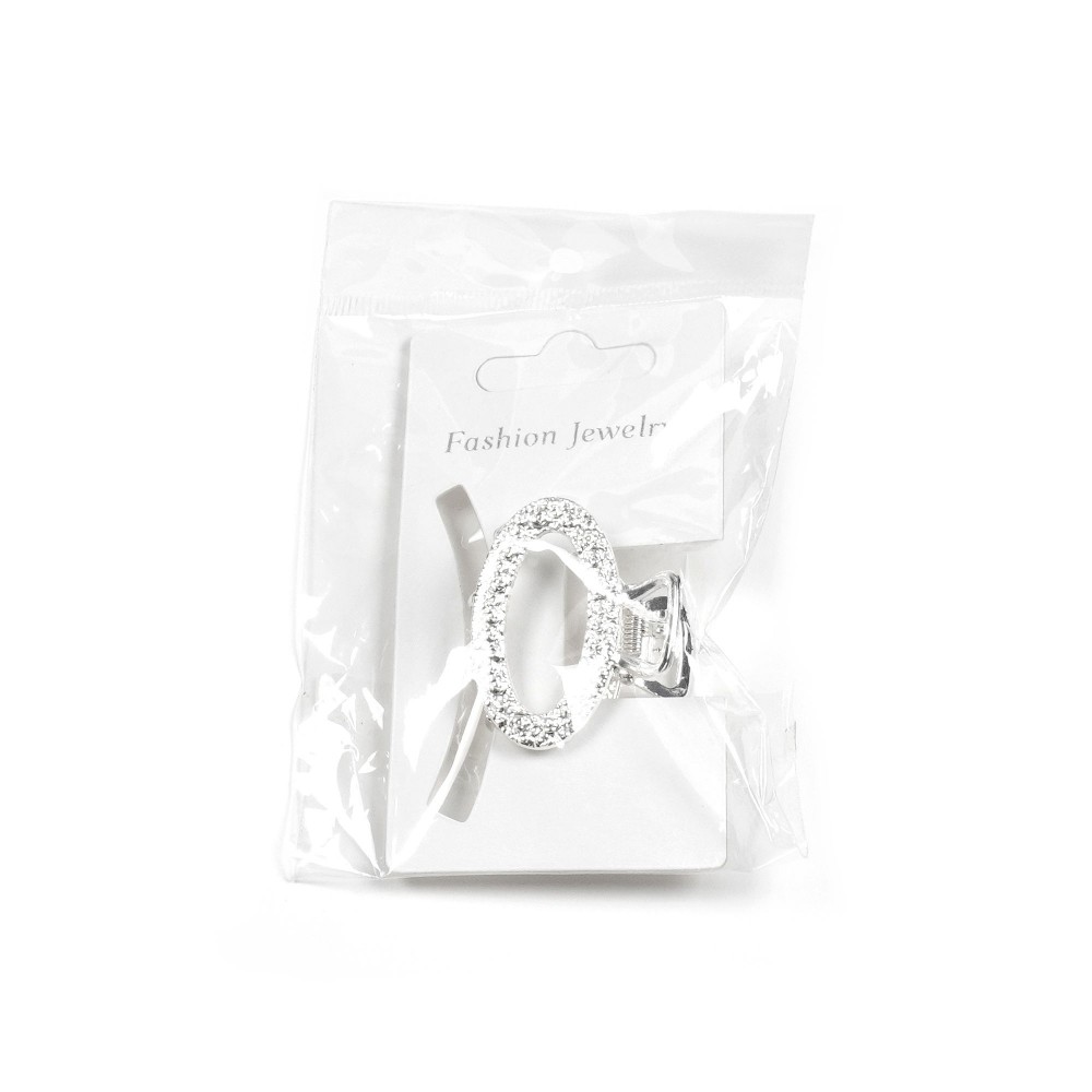 Заколка-краб для волосся з металу 4.2см (31750) 4