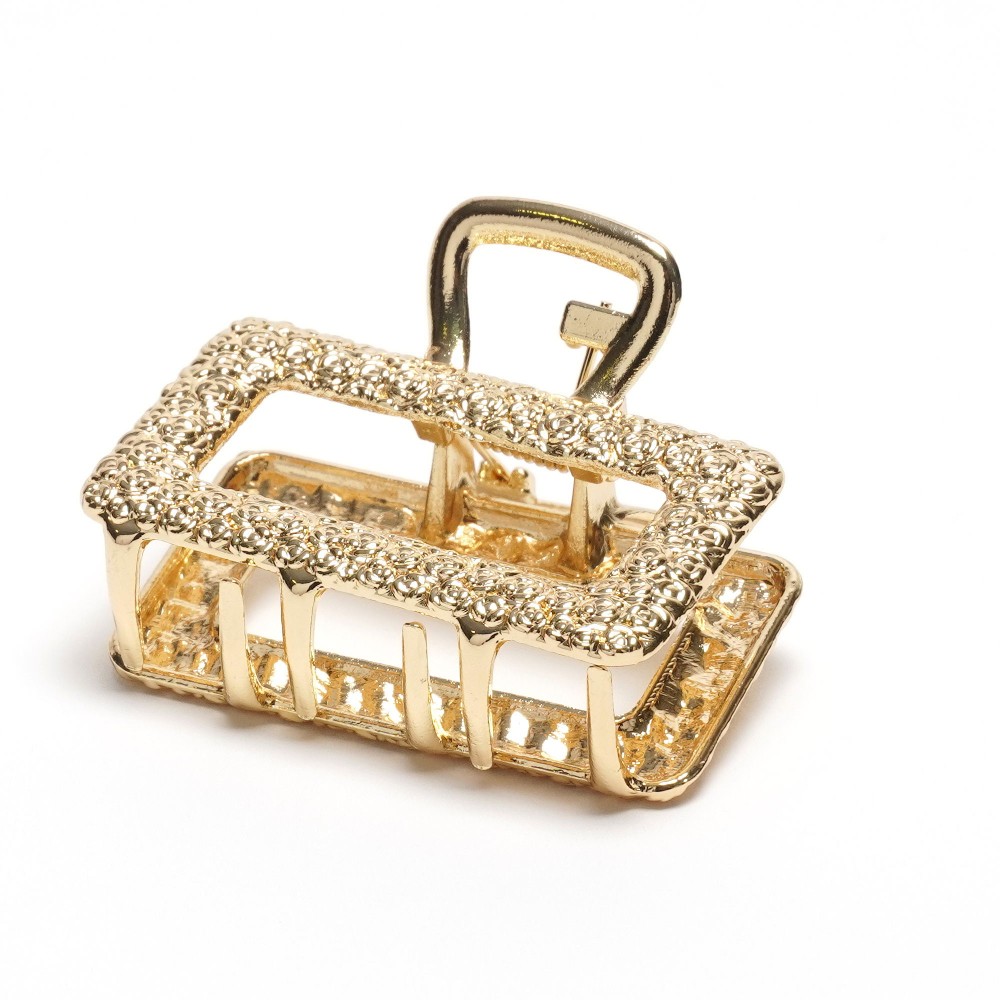 Заколка-краб для волосся з металу 4.2см (31751) 6