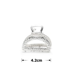  Заколка-краб для волосся з металу 4.2см (31752)