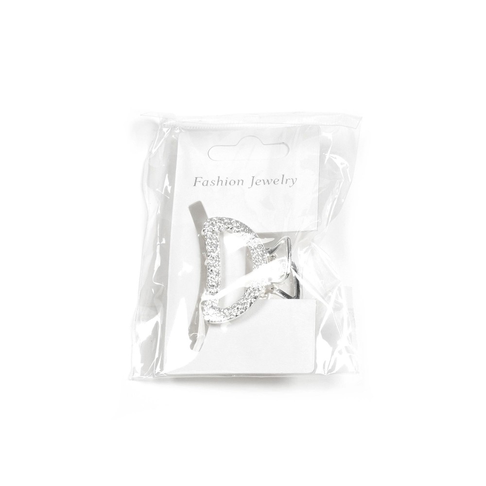 Заколка-краб для волос из металла 4.2см (31752) 4