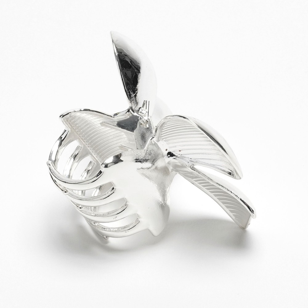 Заколка-краб для волос из металла 4.2см (31755) 2