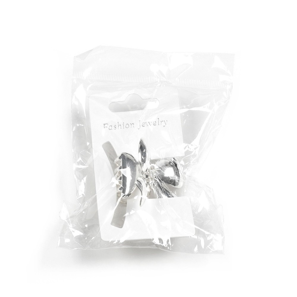 Заколка-краб для волос из металла 4.2см (31755) 3