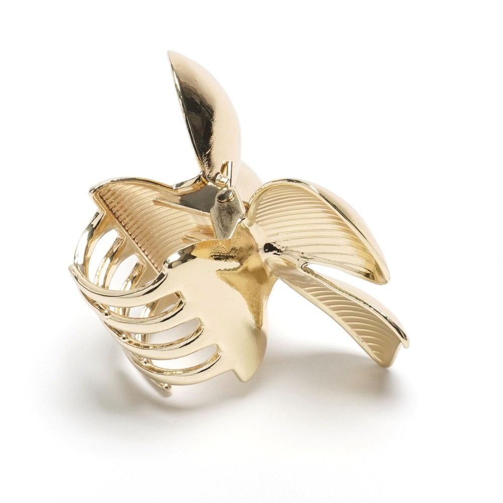 Заколка-краб для волос из металла 4.2см (31755) 5