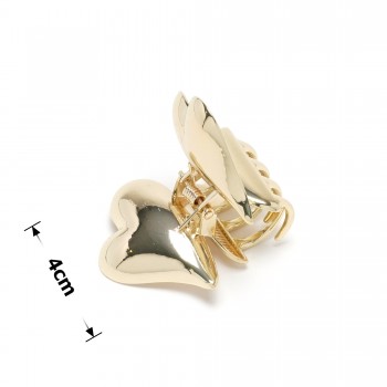 Заколка-краб для волосся з металу 4см (31756)