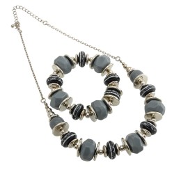 Набір з браслета та підвіски на шию (7675)